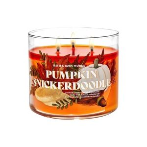 Bath & Body Works Pumpkin Snickerdoodle 3 Wick Candle